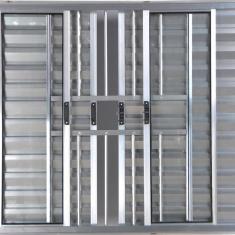 Imagem de Janela Veneziana De Alum nio 6 Folhas 1,20 X 1,80 Com Grade C