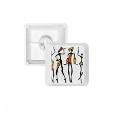 Imagem de Kit de atualização de jogos PBT Teclado mecânico Totems de dança preta aborígene da Primitive Africa