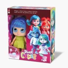 Imagem de Boneca Diver Colors amarela alegre - Divertoys