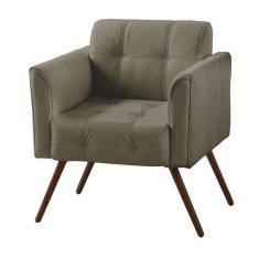 Imagem de Poltrona Decorativa Bia Couro Fendi