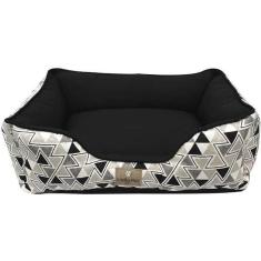 Imagem de Cama Barcelona Preto para Cães e Gatos - Tam. P