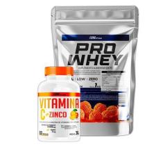 Imagem de Whey Protein 1Kg + Vitamina C + Zinco 60 Capsulas - Pro Healthy - Pro 