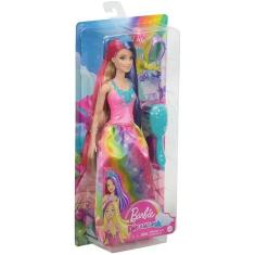 Imagem de Boneca Barbie Princesa Penteados Fantasticos Mattel GTF37