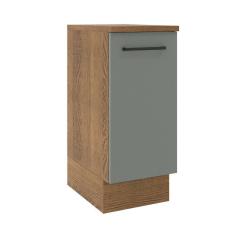 Imagem de Balcão Madesa Agata 35 cm 1 Porta - Rustic/Cinza