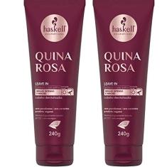 Imagem de Kit 2 Leave in Haskell Creme De Pentear Quina Rosa 240gr