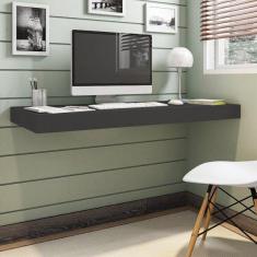 Imagem de Escrivaninha Suspensa Em Mdf 120x50cm Preto