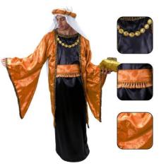 Imagem de Fantasia Adulto Rei Mago Gaspar Luxo Com Acessórios - Masquerade, U