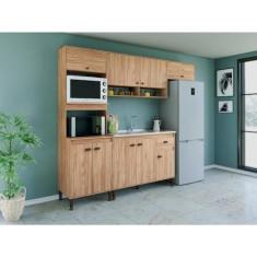 Imagem de Cozinha Completa 9 Portas 1 Gaveta Mb 9001 Torino Mel