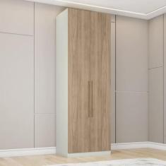Imagem de Guarda Roupa 2 Portas 3 Gavetas Seletto Henn Areia Hp/Jequitibá
