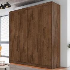 Imagem de Guarda Roupa Casal 4 Portas 3 Gavetas Nantes Móveis Europa