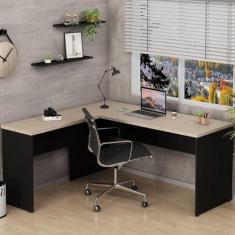 Imagem de Mesa De Escritório em L 160x150cm Carvalho