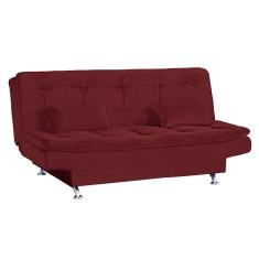 Imagem de Sofá-Cama 2 Lugares Salomé Veludo Vinho