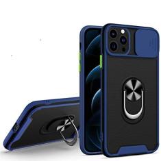 Imagem de Para iPhone 13 Pro Max Armor Ring Holder Capa de telefone para iPhone 12 11 Pro Max XR X 7 8 Plus Capa de proteção magnética para lentes deslizantes, T5, para iphone 13Pro Max