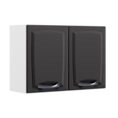 Imagem de Armário de Cozinha Aéreo Itatiaia Aço 2 Portas New Premium Grafite/Bra