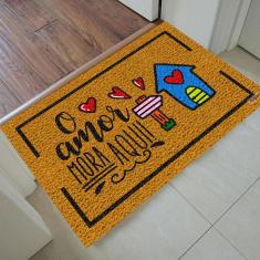 Imagem de Tapete Capacho - O Amor Mora Aqui 60X40