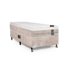 Imagem de Cama Box Solteiro Castor Premium Tecnopedic 88X188x57 + Box Castor