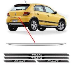 Imagem de Friso Porta-Malas Gol G5 Rallye + Kit Soleira Protetora