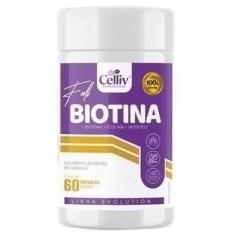 Imagem de Biotina Full 60 Caps 500 Mg Biotina, Colina E Inositol - Celliv