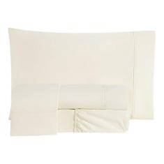 Imagem de Jogo Cama Lençol Essencial King 200 Fios 4 Peças Palha