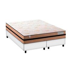 Imagem de Cama Box Queen E Colchão Smart Milano Plumatex Flat Pillow