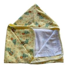 Imagem de Toalha De Banho Bebe Forro Fralda 100% Algodão Com Capuz - Minasrey