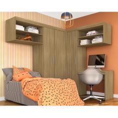 Imagem de Guarda Roupa Modulado Porta De Correr Anne Boreal - Móveis Arapongas