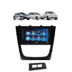 Imagem de Kit Multimídia Gol Voyage Saveiro G5 09 /12 7 Pol Mp5 Bt Usb Fm Leitor