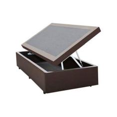 Imagem de Base Box Baú Solteiro Sintético Marrom - 39X78x188 - Lordcolchoes