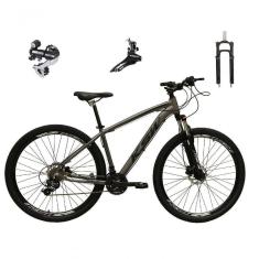 Imagem de Bicicleta Aro 29 Ksw Xlt 24v Câmbio Shimano Acera K7 Garfo Trava Freio A Disco - Grafite Tam.17