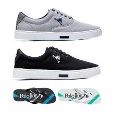 Imagem de Kit 2 Tênis Casual E 2 Chinelos Polo Joy
