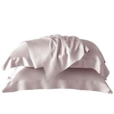 Imagem de Jogo De Cama Casal Kacyumara 400 Fios Bambu Bali Prata