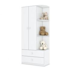 Imagem de Guarda Roupa Infantil Labirinto 2 Pts Branco - Henn