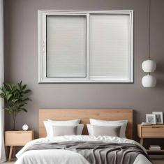 Imagem de Janela Veneziana Lambril 3 Folhas Linha Veneza 100x200 Branco