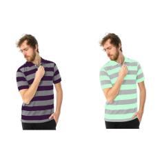 Imagem de Camisa Masculina malha Piquet Kit 02 peças Gola Polo Elegante
