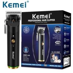 Imagem de Maquina De Cortar Cabelo Barbear Kemei Km 1892
