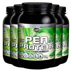 Imagem de Kit 5 Pea Protein 1kg Proteína vegetal Unilife natural