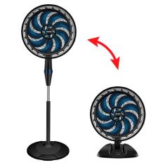 Imagem de Ventilador de Coluna Arno VE9M 40cm com 9 pás, 3 velocidades e 160W – Preto / Azul