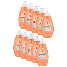 Imagem de Kit 10 Sabonetes Líquido Johnson's Cabeça Aos Pés 750Ml