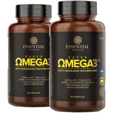 Imagem de Kit 2x Super Ômega 3 Tg Essential Nutrition 90 Cápsulas Cada