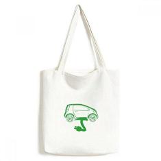 Imagem de Plug Line Energy Veículos Protect Environment Tote Canvas Bag Bolsa de compras casual