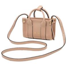 Imagem de Bolsa de Couro Mariart Nano Acácia-Feminino