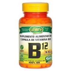 Imagem de Vitamina B12 Ciaonocobalamina 60 Caps - Unilife