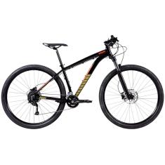 Bicicleta Mountain Bike Caloi Moab 2021 18 Marchas Aro 29 Suspensão Dianteira Freio a Disco Hidráulico