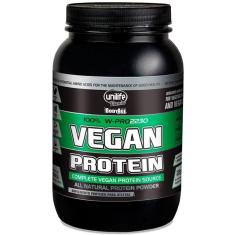Imagem de Vegan Protein 900g Proteína vegetal - Unilife - Morango