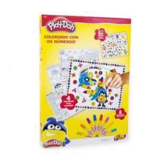 Imagem de Play-Doh Colorindo Com Números E Decore Com Adesivos - Fun