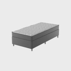 Imagem de Cama Box Solteiro D28 Of 1,08x198x0,42 Cinza/Branco