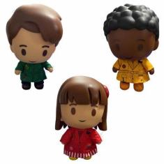 Imagem de Bonecos Dpa Flor, Max E Zeca Detetives Prédio Azul - Rosita - Novabrin