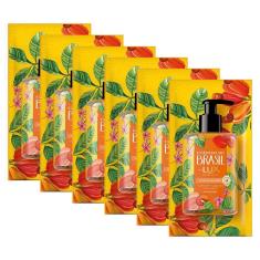 Imagem de Kit 6 Refis Sabonetes Líquidos Lux Essências do Brasil Flor do Cajueiro 240ml cada