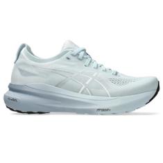 Imagem de ASICS Tênis de corrida feminino Gel-Kayano 31, Cinza claro/prata pura, 41