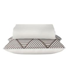 Imagem de Jogo de Cama Lençol Solteiro Branco 100% Algodão 2pçs